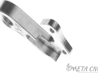 Держатель заднего переключателя "петух" Meta №159 фрезерованный (серебристый)