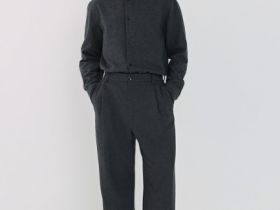 Рубашка из смесовой шерсти, Серый