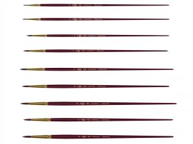 Кисть синтетика №22 круглая Гамма "Вернисаж" длинная ручка