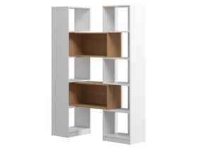 Стеллаж-трансформер Тайбэй 160x190 Белый/Дуб Барбера