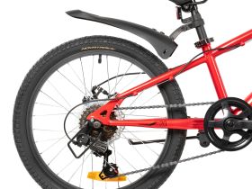 Детский велосипед Novatrack Pointer 20 Disc, год 2026, цвет Красный