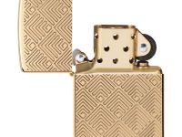 Зажигалка ZIPPO Armor® с покрытием High Polish Brass, латунь/сталь, золотистая, 38x13x57 мм