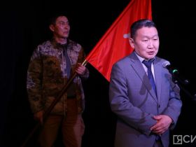 Знамя «Арктической эстафеты Победы» передали Анабарскому району