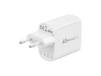 Сетевое зарядное устройство WIWU Ark GaN Fast Charger 45W Type-C (Wi-U035) (белый)