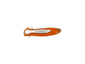Полуавтоматический складной нож Kershaw Leek, сталь 14C28N, рукоять анодированный алюминий, оранжевый