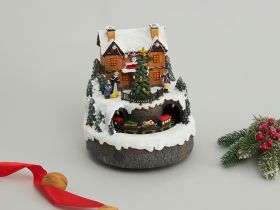 Статуэтка Снежная деревня/Villaggio di Neve II