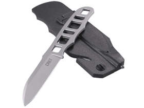 Нож с фиксированным клинком CRKT Terzuola HWY Rescue, сталь 420J2, цельнометаллический