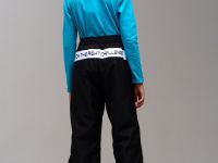 Брюки текстильные с полиуретановым покрытием утепленные флисом для мальчиков