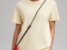 Футболка свободного кроя из джерси