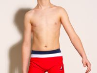 Плавки-шорты трикотажные для мальчиков, короткие