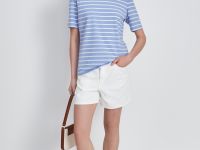 Футболка в полоску из хлопка