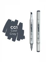 Маркер двухсторонний на спиртовой основе Sketchmarker Цвет Прохладный серый 1