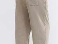 Трикотажные джоггеры с эффектом стирки, Бежевый
