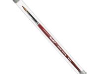 Кисть колонок №0 круглая Roubloff "Master 301Т" ручка короткая, бордовая, туба