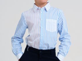 Сорочка текстильная для мальчиков (comfort fit)