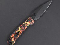 Складной нож Daggerr Sting Slim Khokhloma, сталь VG-10, рукоять G10