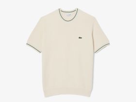 Мужская трикотажная футболка Lacoste из органического хлопка