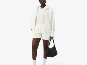 Женские хлопковые шорты Lacoste из пике