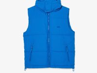 Мужская стёганая жилетка Lacoste с высоким воротом