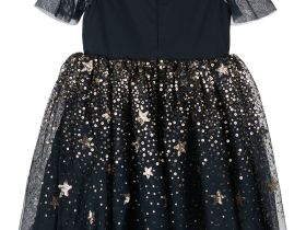 Карнавальный костюм: нарядное платье и шляпа волшебницы