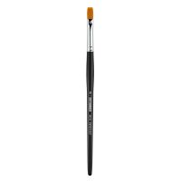 Кисть синтетика мягкая №8 плоская Sketchmarker "342" ручка короткая