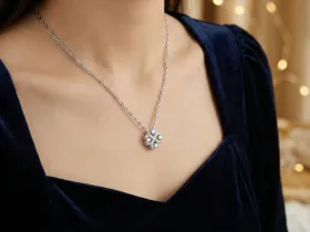 Классическая подвеска из серебра э0612пд12200013_white