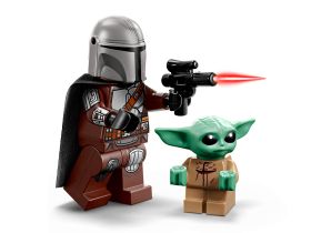 Star Wars 75436 Конструктор Спидер-байк Мандалорца и Грогу