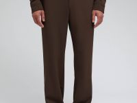 Брюки прямого кроя с вискозой