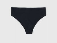 Бесшовные трусы со средней посадкой, Черный