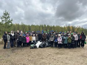 Экологи АЛРОСА и школьники Якутии провели акцию «оБЕРЕГай природу»