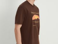 Футболка из хлопка с принтом