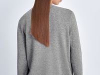 Кардиган прямого силуэта с округлым вырезом