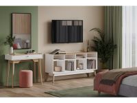 Консоль Торвалль 90x40 Белый/Натуральный