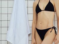 Плавки-бикини с завязками, Черный