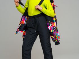 Куртка текстильная с полиуретановым покрытием для девочек