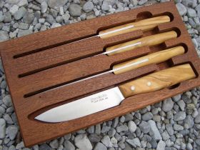 Нож для стейка LionSteel 9001 UL, сталь 1. 4116, рукоять оливковое дерево