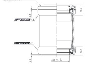 Рулевая колонка FSA Orbit Xtreme Pro - 1.5" экстремальная gnn (черный)