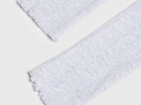 Легинсы в рубчик для девочек, Серый