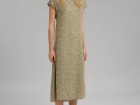 Шифоновое платье миди с цветочным принтом