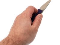 Фиксированный нож Exodus EDC Карма #3, сталь VG-10, рукоять G10, фиолетовый