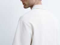 Поло свободного силуэта, Белый