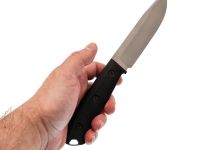 Туристический нож Град Горький Универсал, сталь AUS-10Co, рукоять черная микарта