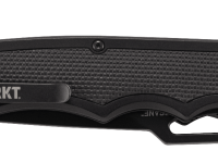 Складной нож CRKT 7050 Septimo, сталь 8Cr13MoV Black Oxide Finish Combo Edge, рукоять алюминий/резиновые вставки