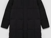Пальто утепленное с капюшоном