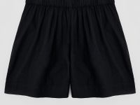 Шорты изо льна с эластичным поясом