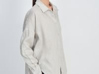 Рубашка изо льна свободного кроя