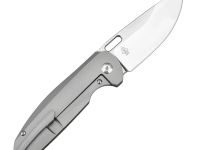 Складной нож Artisan Satyr, сталь S90V, рукоять микарта/титан, зеленый