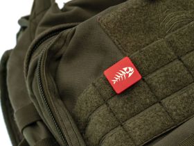 Патч Рыба, красный, StabWoodStone