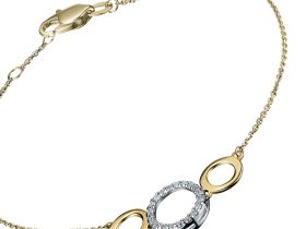 Браслет из комбинированного золота э4812бр08165100