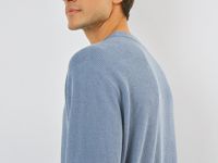 Текстурный джемпер, Голубой